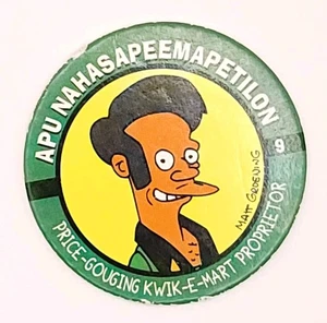 Apu Nahasapeemapetilon 1994 I Simpson Skybox Pog #9 - Foto 1 di 1
