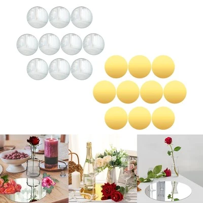 10Pcs Dekorative Spiegel Trays Tisch Ornament für Eitelkeit Wohnzimmer - Bild 1 von 2