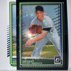 **JIM KAAT**2025 Donruss Optic BLACK DISCO CIRCLES + Base #19 MINNESOTA TWINS - Bild 1 von 11
