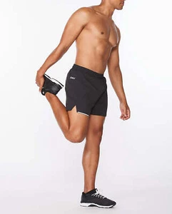 Nuevo 2XU Aero 5" Pantalones Cortos Para Hombre XXL Negro Entrenamiento Ligero MR6532b - Imagen 1 de 7