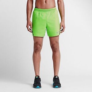 Size 2XL XXL Nike 5" Aeroswift Men's Running Shorts Green Athletic 717881-313