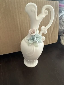 Vintage Lenwile Ardalt Artware Japan Verithin Bisque Porcelain Bud Vase - Picture 1 of 2