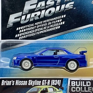 Jada Fast & Furious Brians Nissan Skyline GT-R (R34) 1:55 - D - Picture 1 of 5