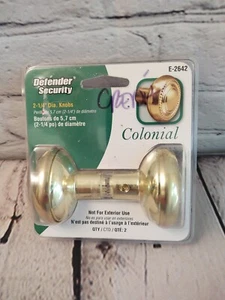Defender Door Knobs 2-1/4" Dia Knobs E-2642 Colonial - Picture 1 of 8