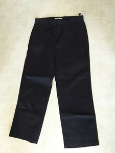 NWT Calvin Klein Black Flat Front Chino Pants 33x30 NEW - Imagen 1 de 3