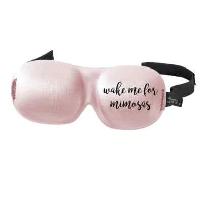 Ultralight Weight Eye Sleep Mask Polyester - Wake Me For Mimosas - Image 1 of 4