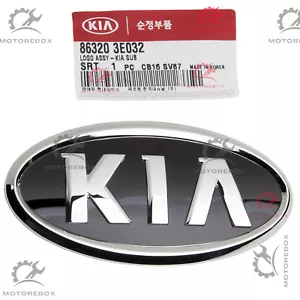 Genuine Rear Emblem Logo 86320-3E032 for KIA Sorento 2003-2008 (135mm) - Picture 1 of 3