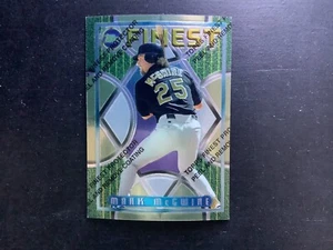 1995 Topps Baseball Finest #169 Mark McGwire Mint mit Beschichtung - Bild 1 von 2