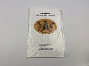 Welcome Punch Needle Pattern by Charlotte Dudney Russian Pineapple - Picture 1 of 3
