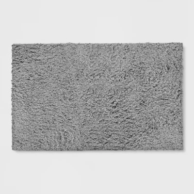 2'x3' Shag Solid Accent Grey Rug - Room Essentials - Image 1 of 2