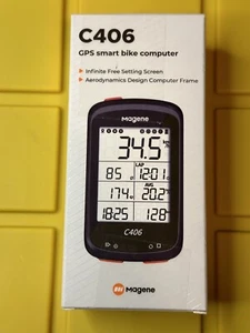 Blue Magene C406 Road Bicycle GPS Smart Wireless Waterproof Computer ANT+ Speedo - Picture 1 of 5