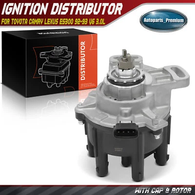 Distribuidor de ignição com tampa e rotor para Toyota Camry Lexus ES300 92-93 V6 3.0L - Imagem 1 de 4