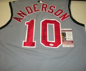 SPARKY ANDERSON CINCINNATI PSA/DNA/COA SIGNED OFFICIAL LICENSED MAJESTIC JERSEY - Picture 1 of 2