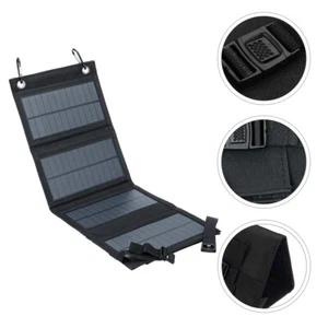 Solarmodule Ladegerät Camping Akku tragbares Ladegerät - Bild 1 von 12