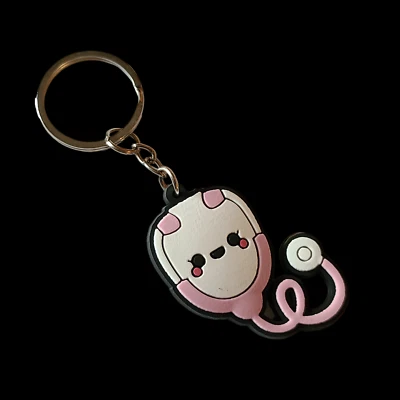 Lindo llavero estetoscopio para enfermeras Foto 1 de 3