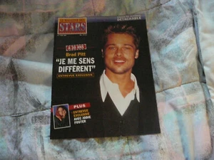 MAG DES STARS APRIL 7 1995 BRAD PITT JODIE FOSTER PAMELA ANDERSON DAVID CHARVET - Picture 1 of 7