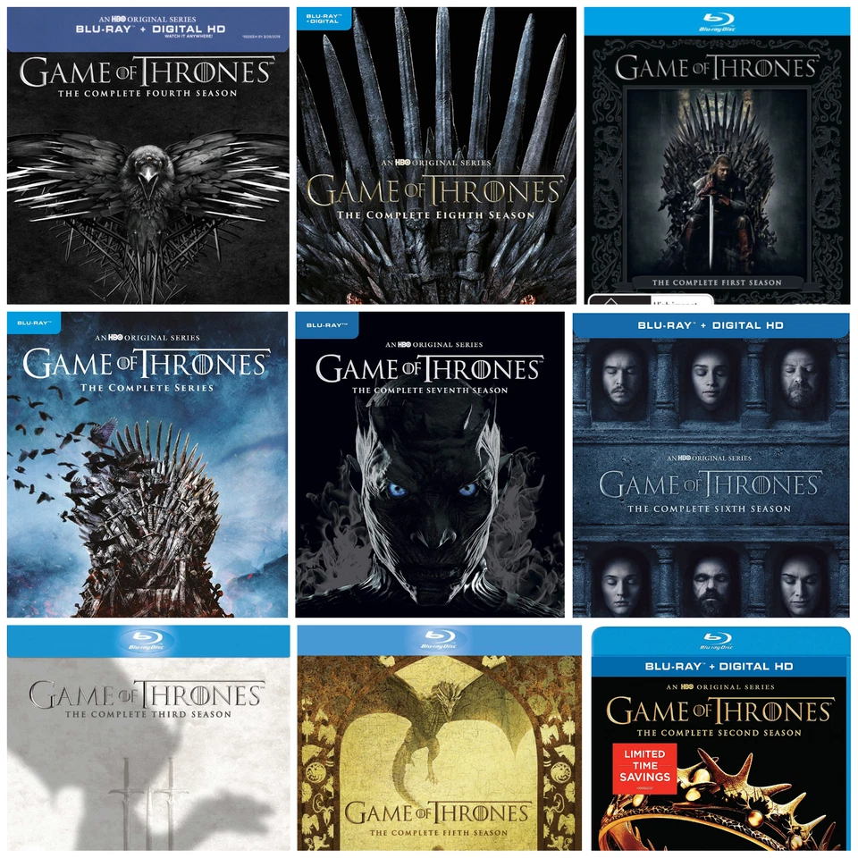 Game of Thrones Complete TV Series Box Set HBO Blu-Ray - Choose Your Season - Image 1 of 4