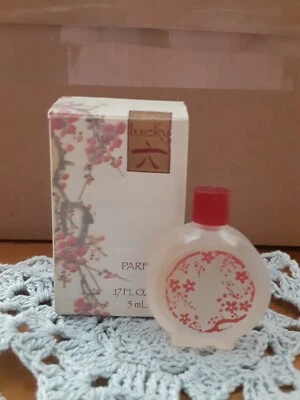 LUCK номер 6 парфюм мини 5 мл / 0,17 унций чистый духи миниатюрный флакон новый в коробке - Изображение 1 из 3