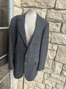 Men's Vintage 80s John Alexander R Wool Sport Lined Coat Blazer Jacket USA  44 - Picture 1 of 6