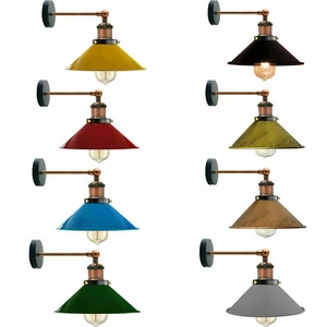 Lámpara retro vintage apliques de pared lámpara de pared E27 lámpara de pared lámpara industrial - Imagen 1 de 27
