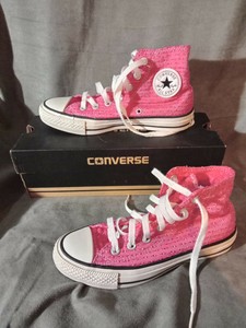 converse rosas mujer
