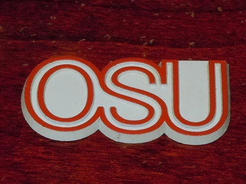 NCAA Vintage OHIO STATE BUCKEYES RUBBER BIG 10 FRIDGE MAGNET Standings Board Cover