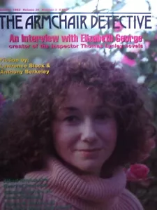 Lawrence Block,, a short story, Armchair Detective vol 25 # 3, and other articl - Foto 1 di 1