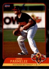 2012 Rochester Red Wings Choice #23 Chris Parmelee Long Beach California CA Card