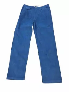 MANRESA New England Corduroy Louis Pant Soft Blue Men’s Medium M 30 Waist EUC - Picture 1 of 12