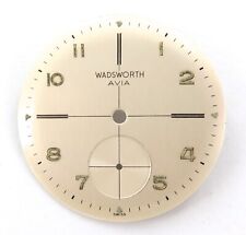 .SCARCE / VINTAGE WADSWORTH AVIA NOS MENS WATCH DIAL 26.7mm.