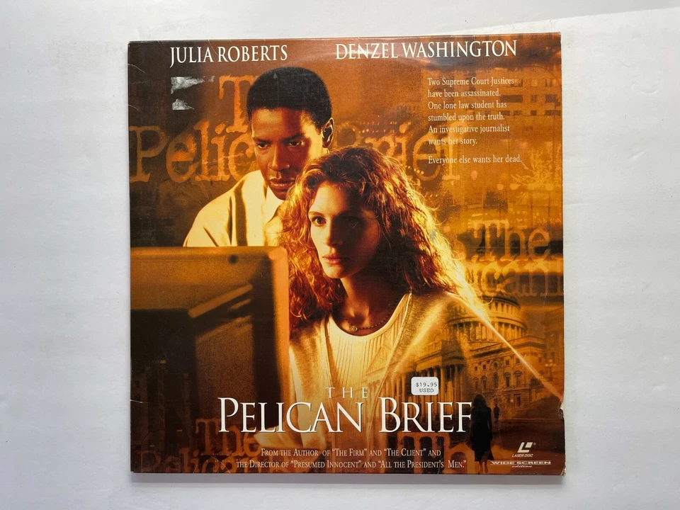 laserdisc - THE PELICAN BRIEF - 1993 - Julia Roberts, Denzel Washington — 第 1/4 张图片