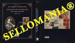CORREO CERTIFICADO SELLOS ALFONSO XIII TIPO VAQUER DE FRENTE 1922 - 1935 EDIFIL - Foto 1 di 6