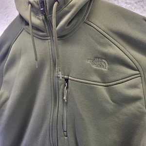 The North Face Full Zip Hoodie Sweatshirt Herren Large Grün TNF - Bild 1 von 19