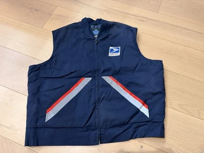 Vintage USPS Regulation Insulated Vest - Neptune Garment Co - Size XL - Image 1 of 4