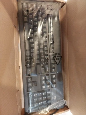 NEW NIB WYSE USB Keyboard 901716-06L KU-8933 PS2 Port 104K Black - Image 1 of 4
