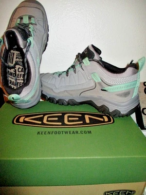 Women's KEEN NIB Targhee IV WP W 7.5 Wide Waterproof Alloy Granite Green 1028992 - Image 1 of 4