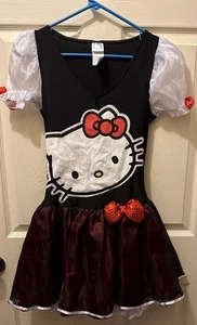 Hello Kitty Adult Costume Halloween Sanrio Adult Sz S (2/4) Dress Only - Picture 1 of 6
