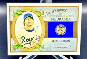2008 Topps Allen & Ginter's - The United States of America Alex Gordon #US27 - Picture 1 of 2