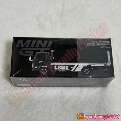 Mini GT 1/64 Isuzu N-Series LBWK Transporter Black #292 – Rare – New Sealed - Image 1 of 4