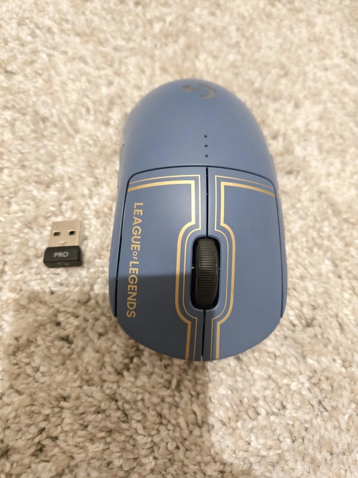 Logitech G Pro Wireless Optical Gaming Mouse League of Legends Blue - Image 1 of 1