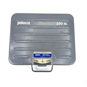 Uline Scale P100S Pelouze Briefcase With Handle and Weight Lock 100 LB Vintage - Picture 1 of 7