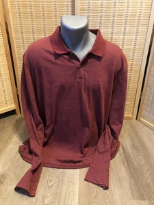 UNTUCKit Button Up Shirt Long Sleeve LS Maroon Striped Dark Red XXL 2XL (H438) - Picture 1 of 9