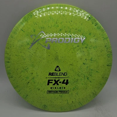 Prodigy Discs Premium Reblend FX-4 Green/Silver Square-purple 166g 9/5/-2/2 - Image 1 of 3