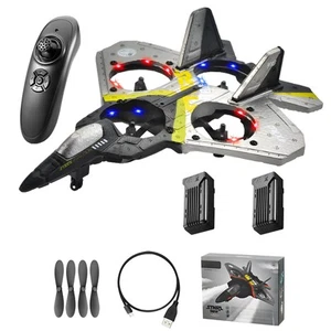 V17 Jet Fighter Stunt Rc Plane for 2.4GHz Foam Remote Control Rc Airplane wit... - Picture 1 of 8