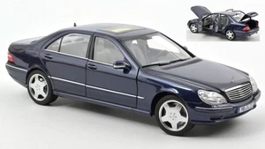 MERCEDES S55 AMG 2000 BLUE METALLIC 1:18 - Foto 1 di 1