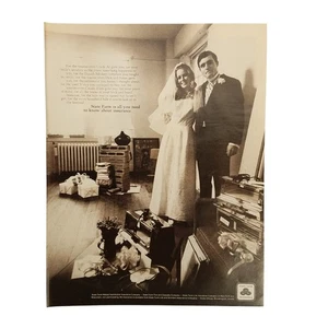 1970 State Farm Vintage Print Ad Newlyweds All You Need To Know About Insurance - Picture 1 of 2