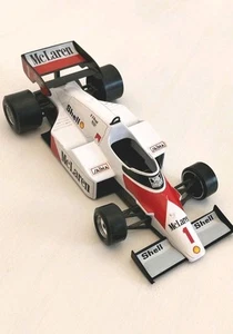 McLaren MP4/2 - Alain Prost - Burago - 1/24 - No Scatola - Made In Italy - Foto 1 di 6