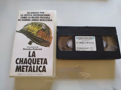 The Metal Jacket Stanley Kubrick Modine - VHS Tape Spanish - 3T Foto 1 de 4