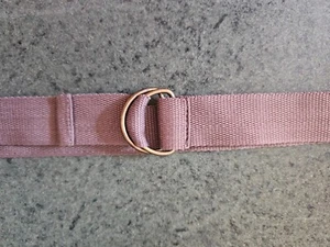 Boys Fabric Belt Double "D" ring Khaki Green 4-6 yrs - Picture 1 of 1