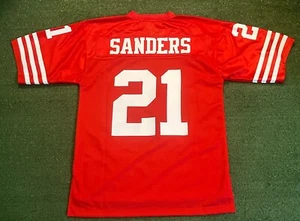 Camiseta Deion Sanders San Francisco 49ers NFL Pro Line Vintage Roja Adulto Talla S - Imagen 1 de 6